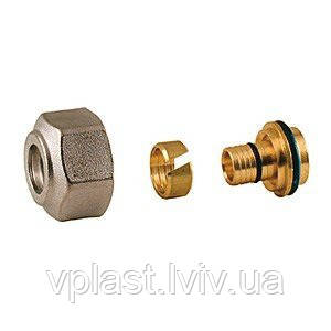 Перехідник (евроконус) для пластикової труби 16×3/4" Giacomini R179