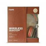 Навушники безпровідні сенсорні Bluetooth HAVIT HV-H2573BT, dark gray/dark brown, фото 6