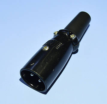 Штекер CANON (XLR) кабельний 3pin WTY0049