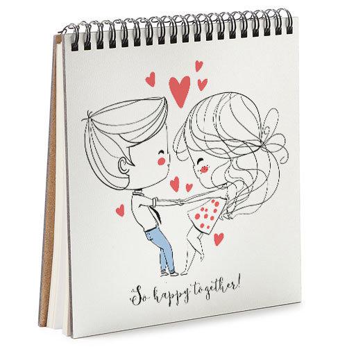 Скетчбук So happy together! 17x18 см (BDK_18L010)