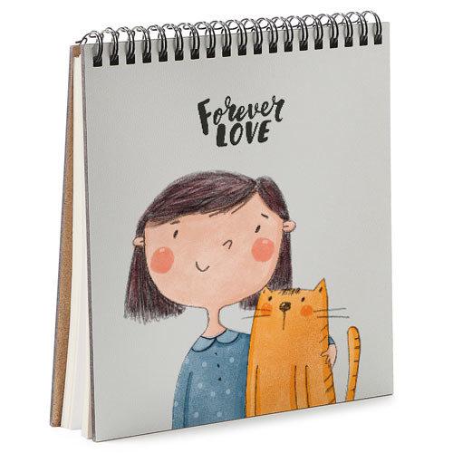 Скетчбук Forever love 17x18 см (BDK_18L012)
