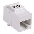 Прохідний адаптер кат.5E UTP, RJ45-RJ45, тип Keystone Jack