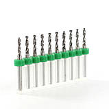 Набір фрез 2.2 мм 3.175 мм із вольфрамової сталі із загальною довжиною 36 мм для гравіювання на ЧПК верстатах CNC, фото 2