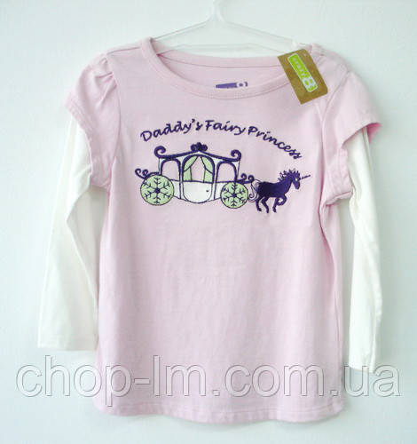 Батник (водолазка) для девочки Crazy8 "Карета" 18-24 мес, 2г (батнік, водолазка, гольф) 