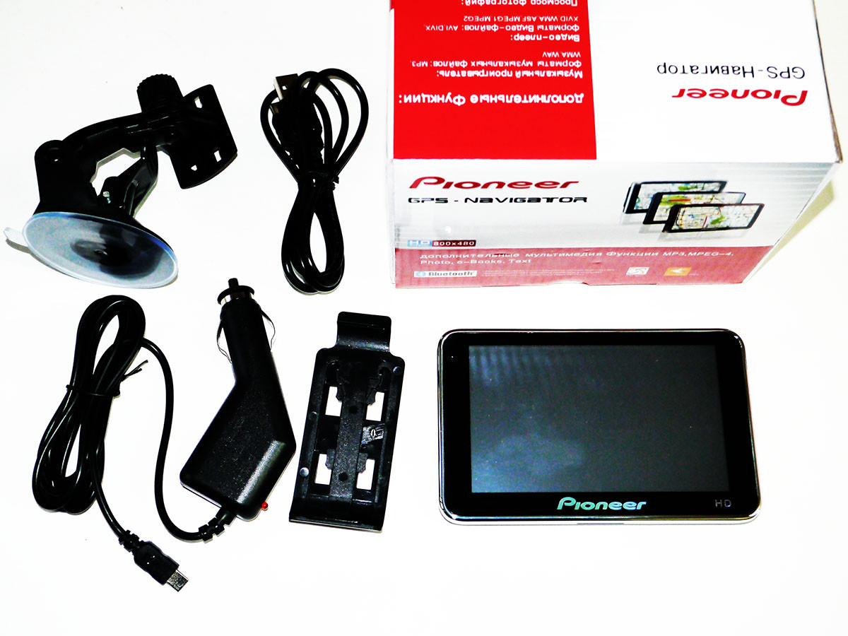 GPS навигатор 5" 4Gb + FM трансмиттер - фото 1 - id-p34406600