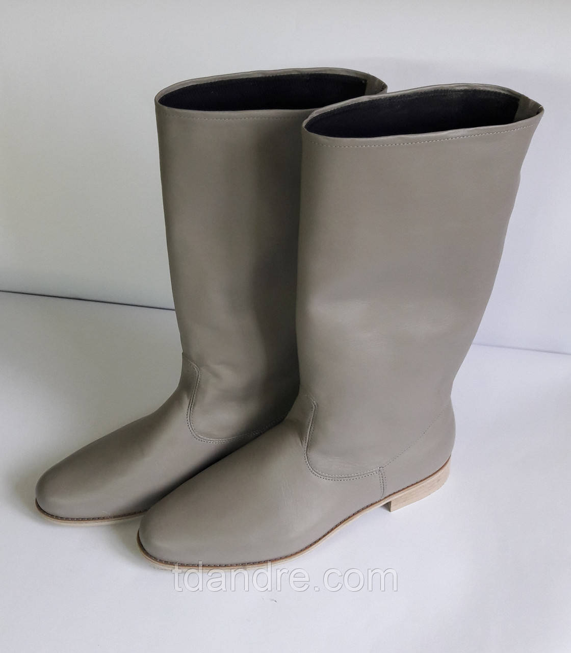Чоботи сценічні чоловічі сірі, фото 1
