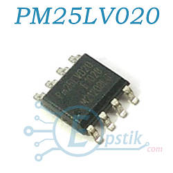 PM25LV020, флешпам'ять, SPI, 2 Мбіт, SOP8