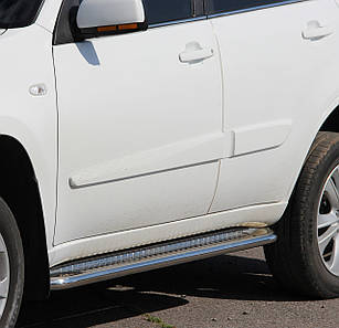 Підніжки на Chery Tiggo 7 (c 2016---) Чорні Тігго 7