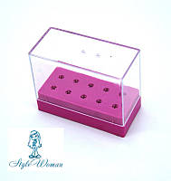 Підставка, контейнер для фрез, на 10 шт. насадок