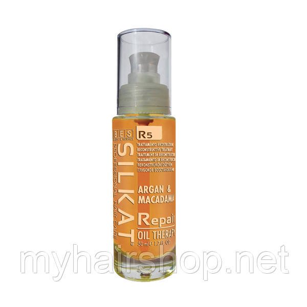 Масло мультифункціональна BES Silkat REPAIR R5 Oil Therapy 50 мл, фото 1