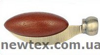 Наконечник для кованого карниза 16 мм Мигдаль