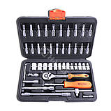 Професійний набір інструментів 46 предметів 1/4" Harden Tools 510346, фото 4
