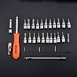 Професійний набір інструментів 46 предметів 1/4" Harden Tools 510346, фото 5
