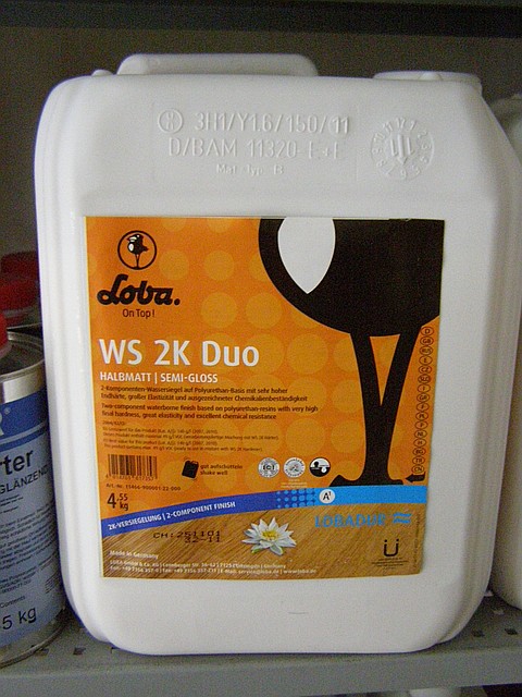 Лак WS 2K DUO двокомпонентний напівматовий 5л
