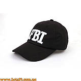 Бейсболка кепка FBI ФБР чорна, фото 4