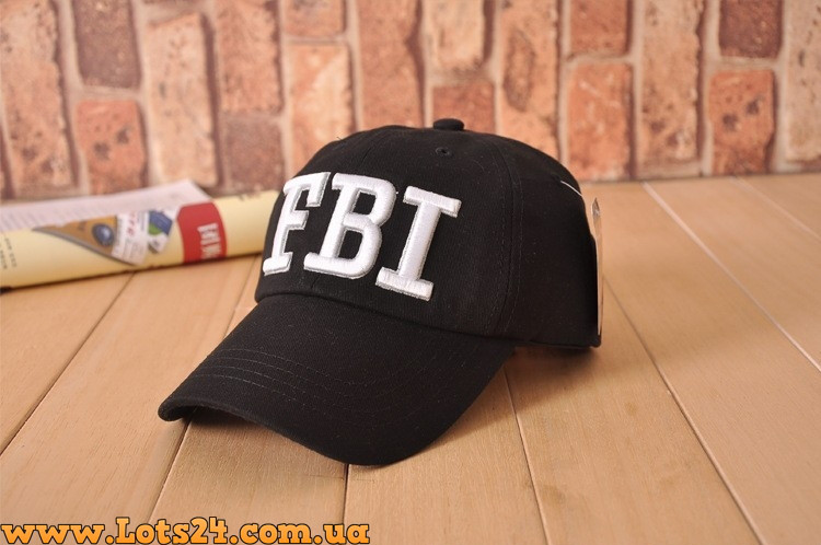 Бейсболка кепка FBI ФБР чорна