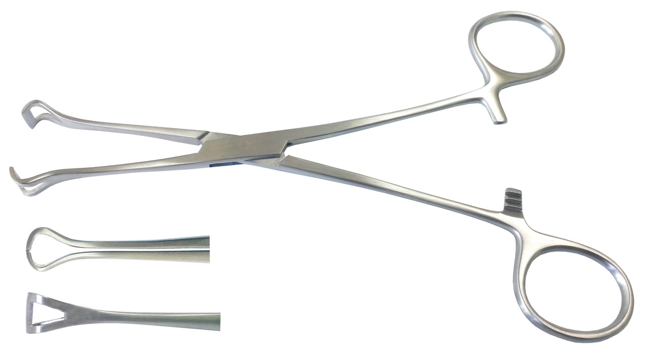 Затискач кишковий атравматичний 21 см. ширина 10 мм., фото 1