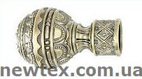Наконечник для кованого карниза 19 мм Бароко