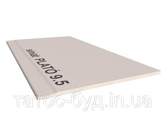 Гіпсокартон стельовий Plato 9,5х1200х2500 мм