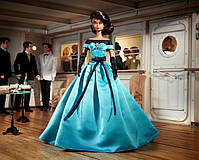 Колекційна лялька Барбі Силкстоун Бальне плаття / Barbie Fashion Model Collection Ball Gown 2013, фото 6
