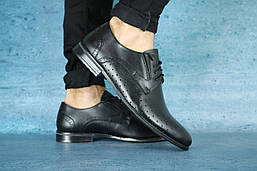 Чоловічі класичні туфлі Bonis (чорні), ТОП-репліка