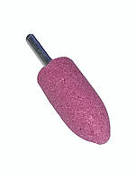 Шарошка шліфувальна конічна 22х50х6 мм. рожевий корунд