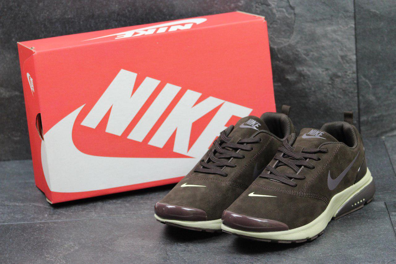 Кроссовки мужские Nike Air Presto (коричневые), ТОП-реплика