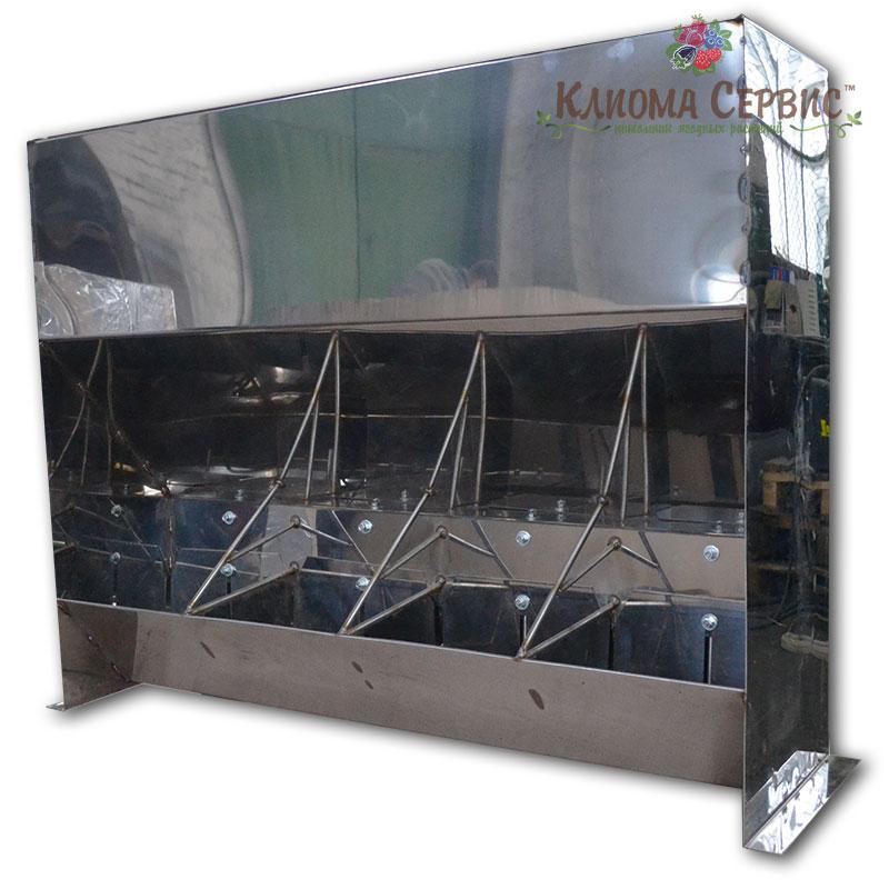 Годівниця для свиней, IV-секційна (нержавійка)