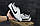 Кросівки жіночі Nike Cortez (біле з чорним), ТОП-репліка, фото 5