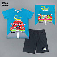 Уцінка - Літній костюм "Машина" для хлопчика. 2-3 роки