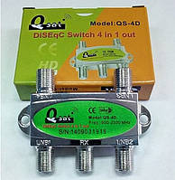 DISEqC 2.0 4x1 Q-Sat QS-4D