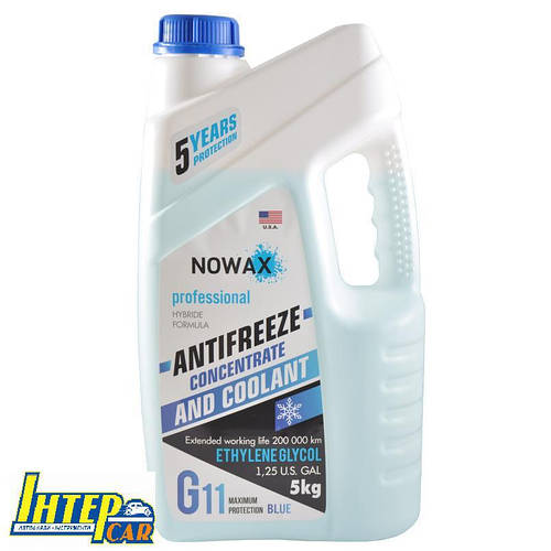 Антифриз концентрат NOWAX G11 голубой -40°С NX05006 5кг, цена 817 грн ...
