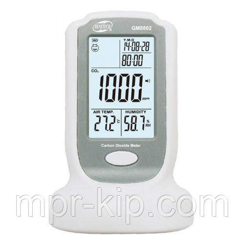 Детектор вуглекислого газу (CO2) Benetech GM8802 (від 0 до 2000 ppm), фото 1