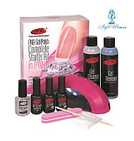 PNB стартовий набір гель-лаків Complete Gel Polish Starter Kit in Pink