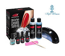 PNB Стартовий набір для нанесення гель-лаку Gel Polish Complete starter Kit США