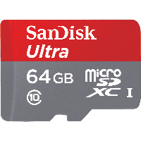 Карта памяти Sandisk microSDXC 64GB Class 10 UHS-I Ultra