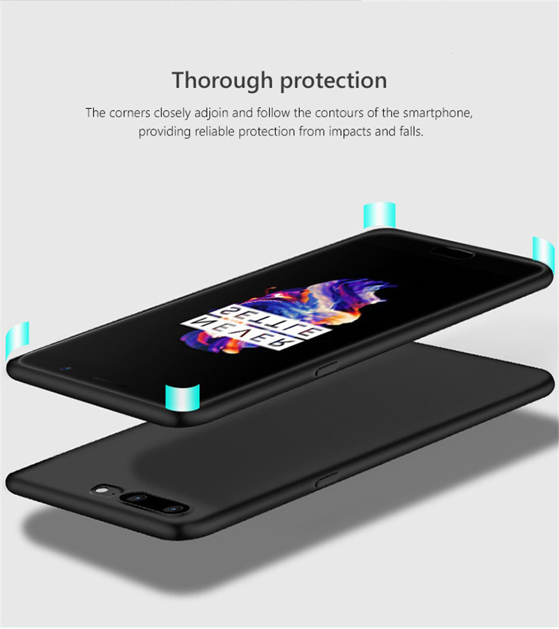 Защитный чехол Sendio для OnePlus 5 Protective Case black - чтобы любимому смартфону было не больно падать! - фото 5 - id-p636086722