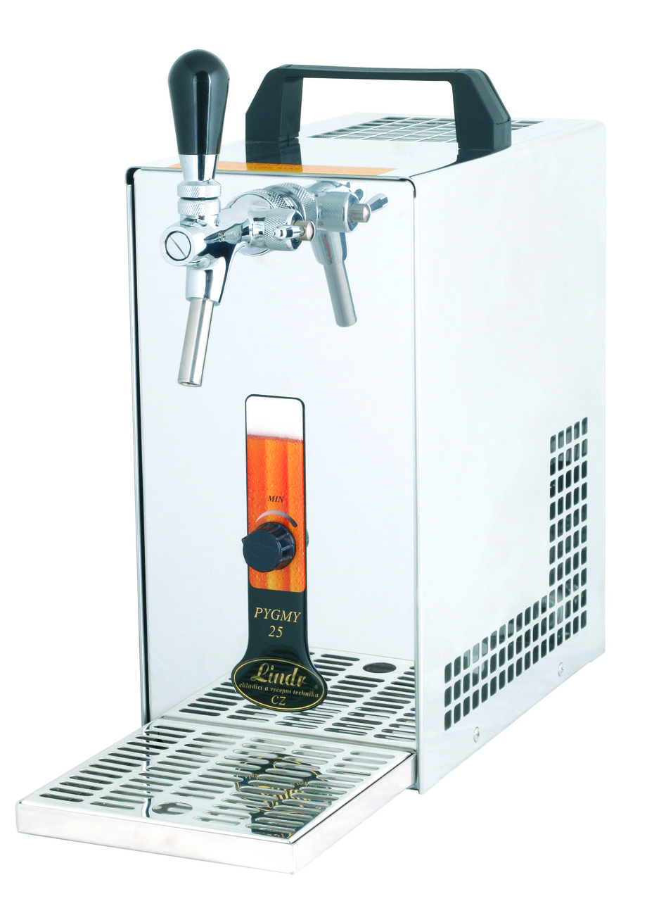 Охолоджувач для охолодження й розливання пива надстійкий сухий переносний Pygmy 25 (25 л/год) 1 кран Lindr Чехія