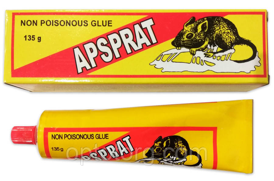Клей проти мишей і щурів APSPRAT Аспрат 135 грамів