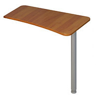 Приставний елемент до столів Діалог D1.16.06 ніжка метал стільниця ДСП 900х580 мм (MConcept-ТМ), фото 1