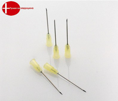 Игла G23 0,6x30 инъекционная стерильная Alexpharm (100шт в уп)