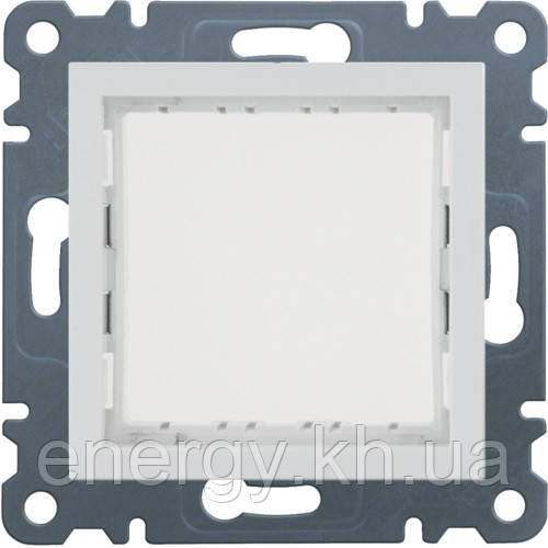 Адаптер для механізмів 45х45 Hager Lumina Білий, фото 1