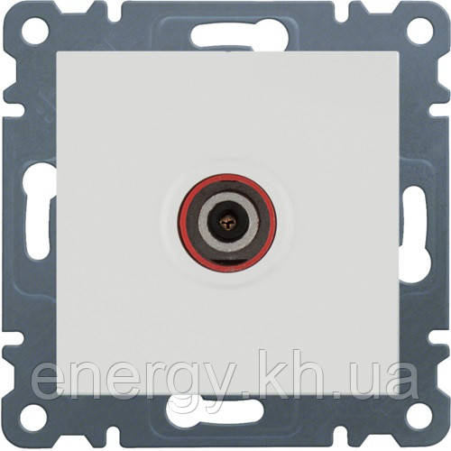 Розетка ТВ Hager Lumina Білий, фото 1