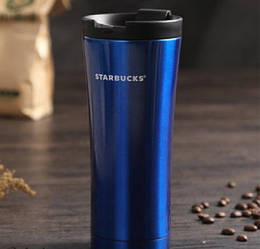 Термокухоль Starbucks (Старбакс) H 206 (500 мл), синій