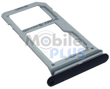 Samsung SM-G955F Galaxy S8+ Тримач SIM (2-SIM), Black, оригінал, GH98-40977A, фото 1