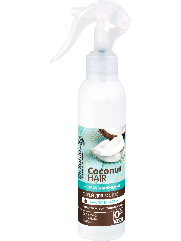 Спрей для волосся Екстразволоження 150 мл Dr.Sante Coconut Hair