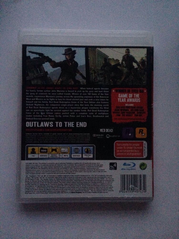 Купить Видео игра Red Dead Redemption GOTY (PS3) полное издание, цена ...