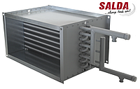 SVS 600x300-2 прямоугольный двухрядный водяной воздухонагреватель Salda (Литва)