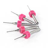 Набір фрез 0.8 мм 3.175 мм із вольфрамової сталі із загальною довжиною 36 мм для гравіювання на ЧПК верстатах CNC, фото 3