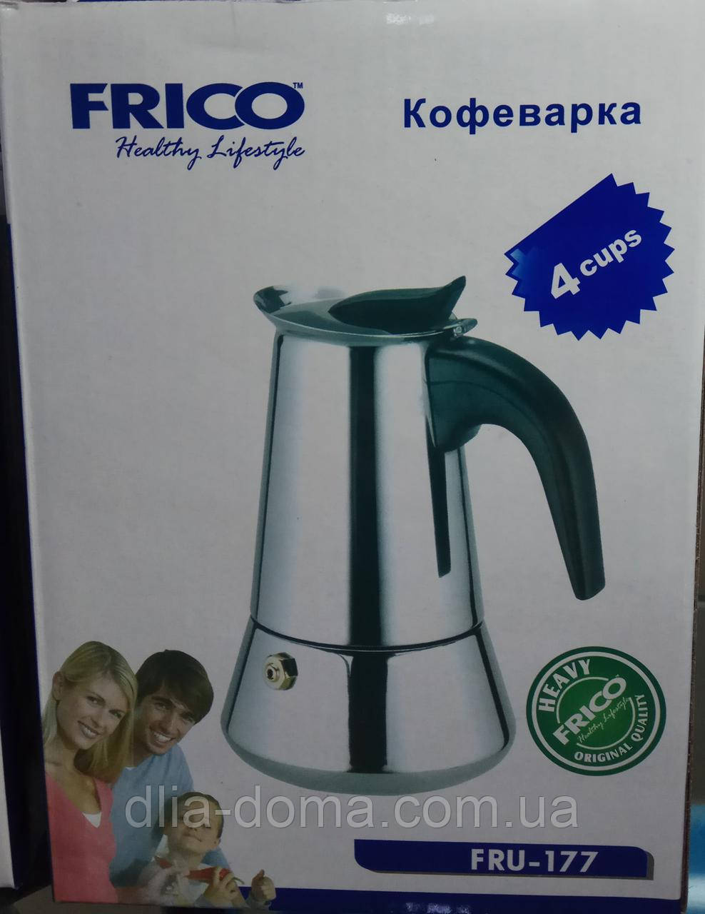 Кавоварка Експреса 4 чашки ФРУ-177 гейзерна, фото 1